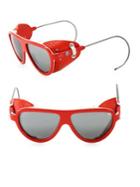 Moncler Moncler Noir 57mm Grommet Shield Sunglasses