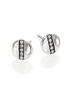 Ippolita Glamazon Stardust Diamond & Sterling Silver Mini Disc Stud Earrings