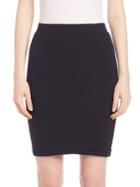 Atm Anthony Thomas Melillo Solid Fitted Skirt