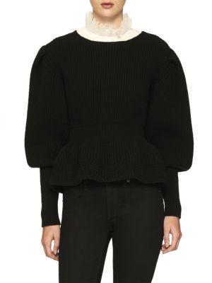 Burberry Wool & Cashmere Ribbed Sweater