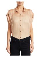 Iro Ruts Sheer Striped Button-down Shirt