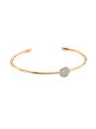 Pomellato Sabbia Diamond & 18k Rose Gold Bangle Bracelet