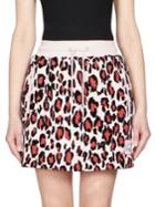 Kenzo Leopard-print Mini Skirt