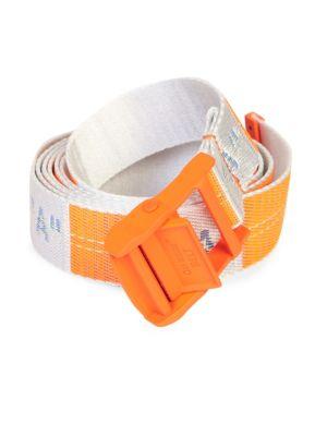 Off-white Red Buckle Industrial Belt