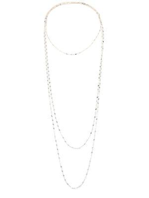 Jennifer Zeuner Jewelry Sterling Silver Multi-layered Necklace