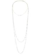 Jennifer Zeuner Jewelry Sterling Silver Multi-layered Necklace