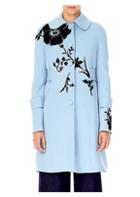 Carolina Herrera Threadwork Embellished Wool Jacket