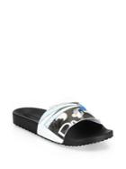 Prada Graphic Slide Sandals