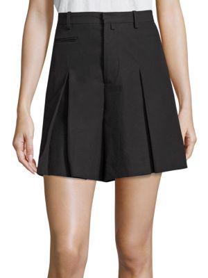 R13 Inverted Box Pleated Shorts