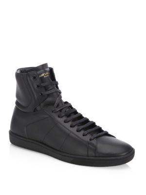 Saint Laurent Classic Leather High-top Sneakers