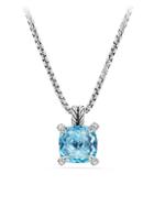David Yurman Chatelaine? Pendant Necklace With Gemstone And Diamonds