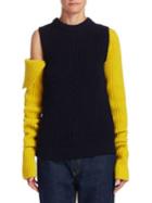 Calvin Klein 205w39nyc Chunky Cold Shoulder Sweater
