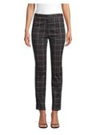 Milly High Waist Check Pants