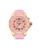 Kyboe Power Rose Goldtone Stainless Steel & Pink Silicone Strap Watch/48mm