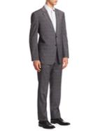 Armani Collezioni Checkered Wool Suit