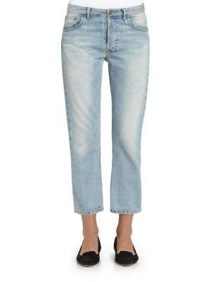 The Row Essentials Ashland Cropped Straight-leg Jeans