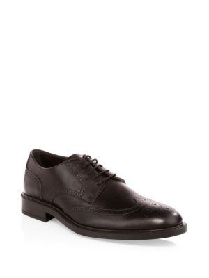 Tod's Wing Tip Leather Derby Shoes