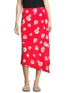 Derek Lam 10 Crosby Floral Wrap Skirt