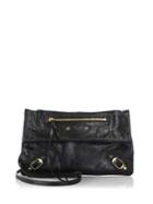Balenciaga Snap Leather Envelope Shoulder Bag