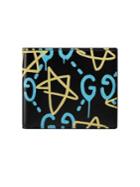 Gucci Guccighost Stars Leather Bifold Wallet