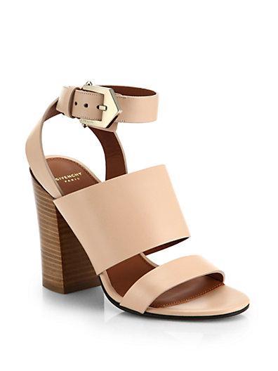 Givenchy Block-heel Leather Sandals