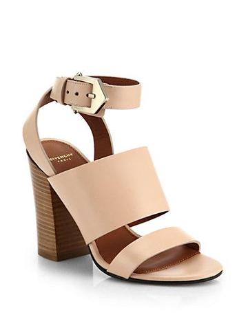 Givenchy Block-heel Leather Sandals