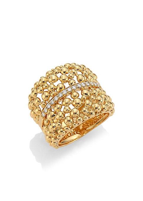 Hueb Bubbles 18k Gold & Diamond Statement Ring