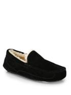 Ugg Ascot Suede And Shearling Slippers