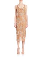 Michael Kors Collection Crystal-encrusted Lace Slip Dress