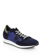 Philippe Model Tropez Leather & Suede Sneakers