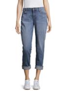 Eileen Fisher Whiskered Stretch Jeans