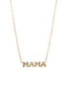 Zoe Chicco Itty Bitty 14k Gold Mama Necklace