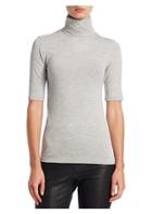 Majestic Filatures Soft Touch Elbow-sleeve Top