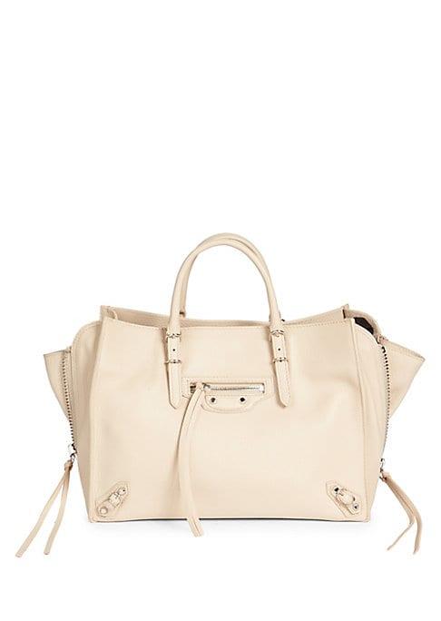 Balenciaga Papier Leather Satchel