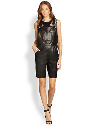 Milly Leather Shortalls