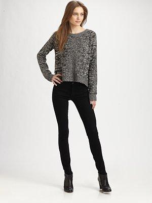 Bertle Pleated Wool/cashmere Sweater