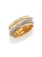 Marco Bicego Goa Diamond & 18k Yellow Gold Five-strand Ring