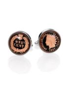 David Donahue Authentic Indian Head Coin Cuff Links