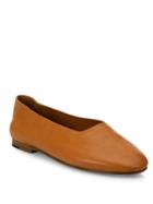 Vince Maxwell Leather Ballet Flats