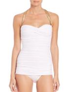 Norma Kamali One-piece Ruched Halter Swimsuit