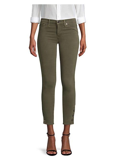 Hudson Nico Mid-rise Cropped Skinny Jeans