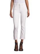 Mother Insider Cropped Flared Jeans