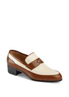 Gucci Leather Loafer With Gucci Team Motif