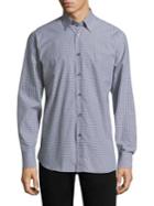 Brioni Checkered Cotton Casual Button-down Shirt