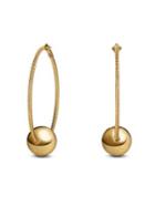 David Yurman Solari Large Hoop Earrings In 18k Gold/1.7