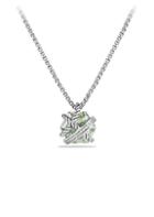 David Yurman Cable Wrap Necklace With Gemstone & Diamonds