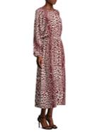 Robert Rodriguez Leopard-print Silk Dress