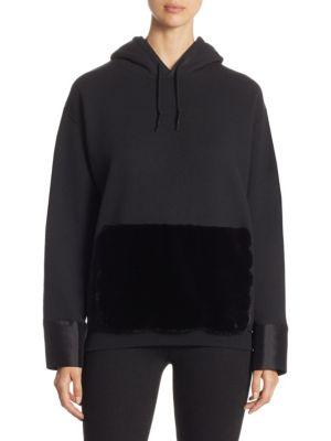 Harvey Faircloth Zippered Hoodie With Faux Fur