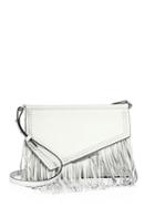 Kendall + Kylie Ginza Fringed Leather Crossbody Clutch