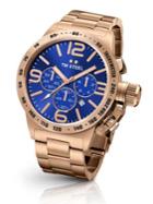Tw Steel Canteen 45mm Rose-goldplated Stainless Steel Bracelet Watch